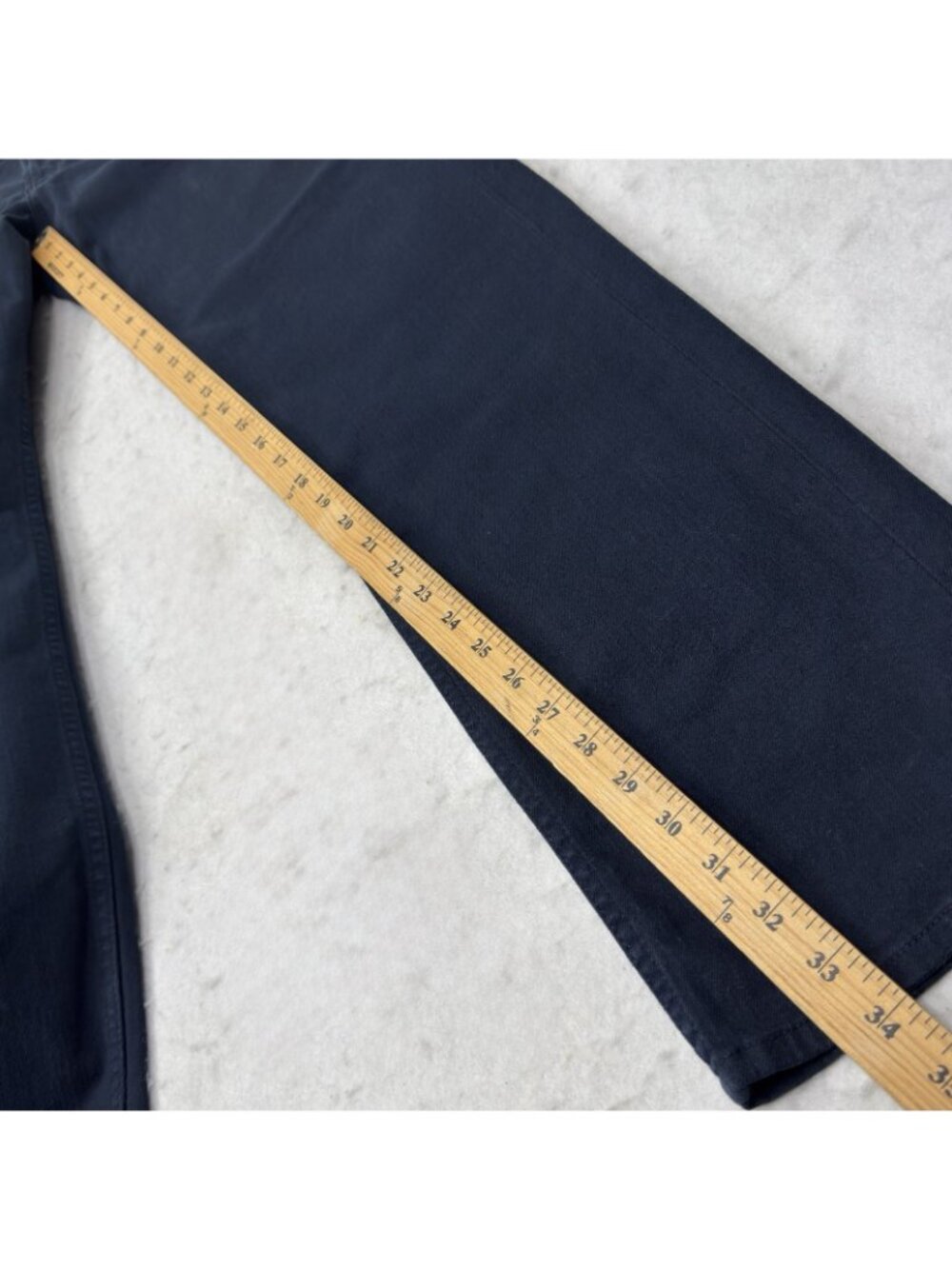 Hudson Men’s 36x34 Byron 5-Pocket Straight Zip Fly Stretch Jeans Navy NM255ZZAT - Picture 10 of 14